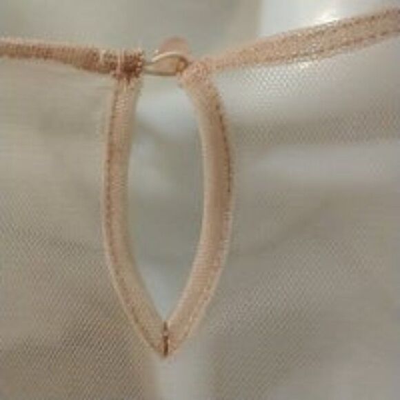 Fit & Flare Mini‎ Dress Tan with Black Tulle - Picture 6 of 8